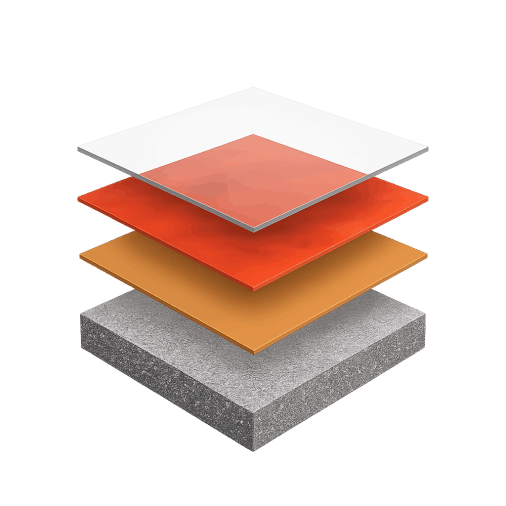 Metallic epoxy floor